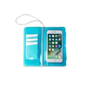 Celly SPLASHWALL18LB Custodia per cellulare 15.8 cm (6.2") a borsellino Blu
