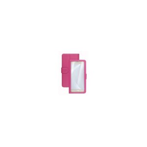 Celly Unica View Custodia per cellulare 12.7 cm (5") a libro Rosa