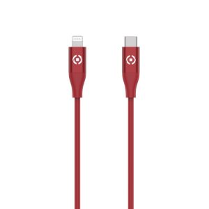 Celly USBCLIGHTCOLRD cavo Lightning 1.5 m Rosso