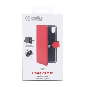 Celly Wally Custodia per cellulare 16.5 cm (6.5") a borsellino Rosso
