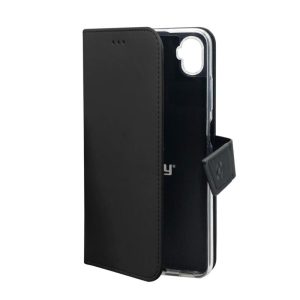 Celly Wally Custodia per cellulare 16.8 cm (6.6") a borsellino Nero