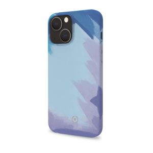 Celly WATERCOLOR iPhone 13 custodia per cellulare 15.5 cm (6.1") Cover Blu