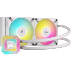 Corsair CW-9060072-WW sistema di raffreddamento per computer Case Kit a liquido 12 cm Bianco 1 pz