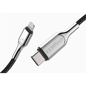 Cygnett CY2797PCCCL cavo Lightning 0.1 m Nero, Argento