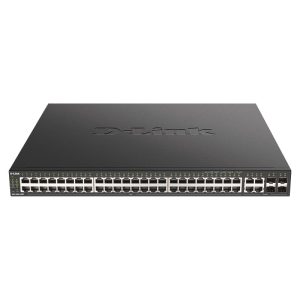 D-Link DGS-2000-52MP switch di rete Gestito L2/L3 Gigabit Ethernet (10/100/1000) Supporto Power over (PoE) 1U Nero