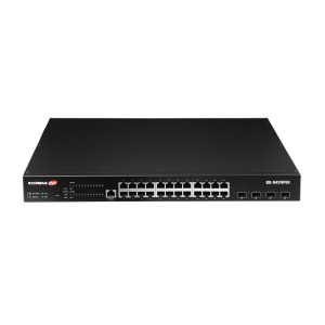 Edimax GS-5424PLX switch di rete Gestito L2 Gigabit Ethernet (10/100/1000) Supporto Power over (PoE) 1U Nero