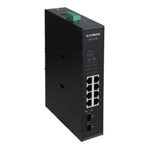 Edimax IGS-1210P switch di rete Non gestito Gigabit Ethernet (10/100/1000) Supporto Power over (PoE) Nero