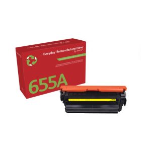 Everyday Rigenerato Toner Giallo di Xerox per HP 655A (CF452A), Capacità standard