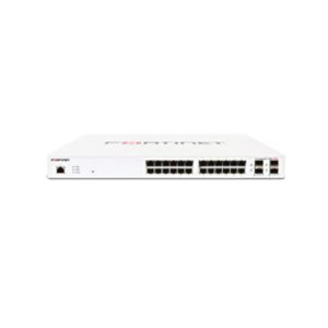 Fortinet FS-124E-POE switch di rete Gestito L2 Gigabit Ethernet (10/100/1000) Supporto Power over (PoE) 1U Bianco