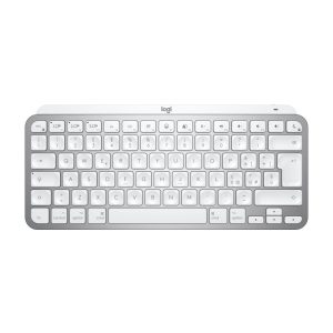 Logitech MX Keys Mini per Mac Tastiera Wireless, Minimal, Compatta, Bluetooth, Tasti Retroilluminati, USB-C