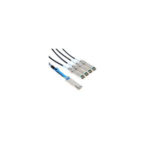 Mellanox Technologies QSFP / 4 SFP+, 3m cavo InfiniBand x SFP+ Nero