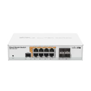 Mikrotik CRS112-8P-4S-IN switch di rete Gigabit Ethernet (10/100/1000) Supporto Power over (PoE) Bianco