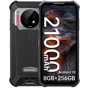 Oukitel WP19 17.2 cm (6.78") Doppia SIM Android 12 4G USB tipo-C 8 GB 256 21000 mAh Nero