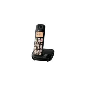 Panasonic KX-TGE110 Telefono DECT Identificatore di chiamata Nero