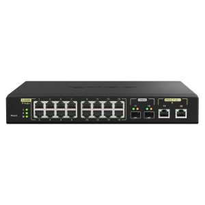 QNAP QSW-M2116P-2T2S switch di rete Gestito L2 2.5G Ethernet Supporto Power over (PoE) Nero