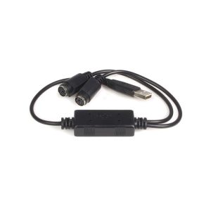 StarTech.com Adattatore tastiera e mouse da PS/2 a USB - Connettore convertitore di ricambio Femmina / Maschio