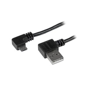 StarTech.com Cavo da USB a micro con connettori ad angolo destro - M/M 2 m Nero