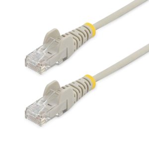 StarTech.com Cavo di Rete Ethernet Snagless CAT6 da 1m - Patch antigroviglio slim RJ45 Grigio