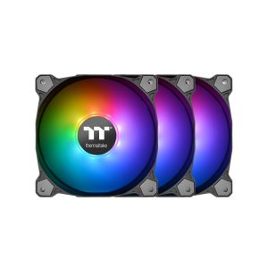 Thermaltake Pure 12 ARGB Case per computer Ventilatore cm Nero 3 pz