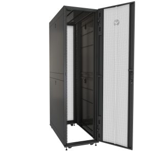 Vertiv VR3307 Rack 48U indipendenti Nero, Trasparente