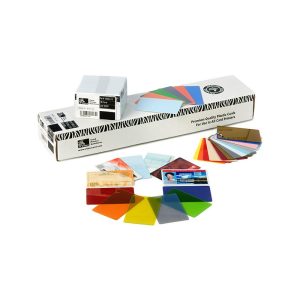Zebra Premier PVC 10 mil (500) biglietto da visita 500 pz