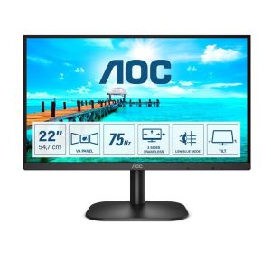 Aoc monitor 21.5“ led va 22b2h 1920×1080 full hd tempo di risposta 4 ms