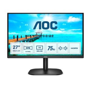 Aoc basic-line 27b2am 27 led va formato 16:9 contrasto 4.000:1 1xvga 1xhdmi colore nero garanzia italia
