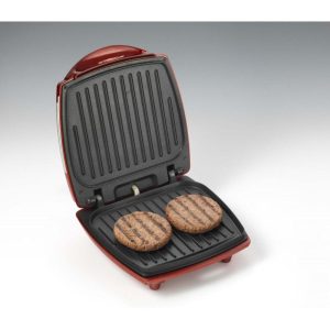 Ariete griglia elettrica 0185 per hamburger, 1200w di potenza cottura veloce e sapore autentico