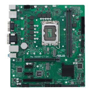 Asus pro h610m-c d4-csm scheda madre matx intel lga 1700 ddr4 pci epress 4.0 lan intel 1gb realtek 7.1 surround 1xm.2 4xsata 6gb/s usb 3.2 gen 1 asus control center express