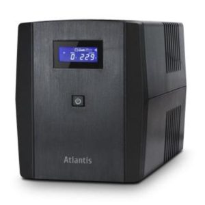 Atlantis land a03-s1200 ups 700w/1.200va 2xshucko 3xiec 320 durata a meta` carico in blackout 8min colore nero