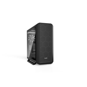 Be quiet! case midi tower atx eatx micro atx mini-itx silent base 802 pannello vetro temperato 2.5/3.5 hdd drive i/o audio 9 slot espansione black