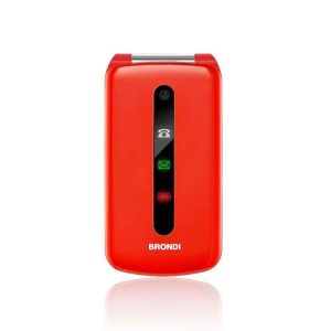 Brondi president dual sim 3 clamshell 32gb italia red