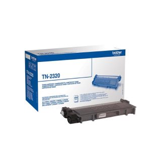 Brother tn2320 nero originale cartuccia toner per dcp l2500, l2520, l2540, hl-l2300, l2340, l2360, l2365, mfc l2700, l2720, l2740