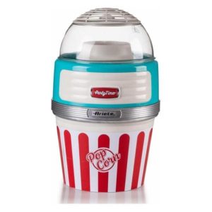 Ariete 2957 pop corn maker xl party time macchina per pop corn 1.100 w cottura ad aria calda azzurro