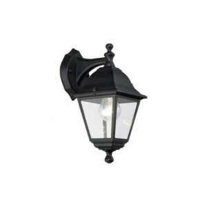 Eglo belfort applique nero da esterno