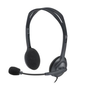 Logitech cuffie con microfono h111, jack 3.5mm