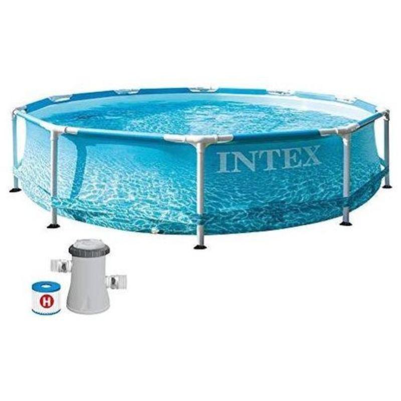 Intex piscina frame beachside 28208 305x76 cm con pompa filtrante