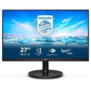 Philips 272v8la 27 led full hd 75hz 4ms contrasto 3.000:1lowblue hdmi displayport altoparlanti incorporati nero