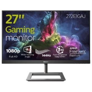 Philips e line 272e1gaj 27 led full hd monitor gaming 144hz 4ms hdmi displayport 1920 x 1080