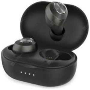 Lenovo ht10 auricolari bluetooth con custodia di ricarica wireless nero