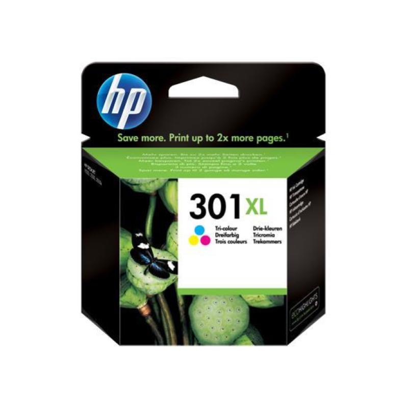 Hp 301xl ch564ee cartuccia originale per stampanti a getto di inchiostro, compatibile con stampanti deskjet 1050, 2540 e 3050, hp officejet 2620 e 4630, hp envy 4500 e 5530, tricromia