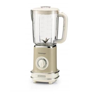 Ariete 0568 frullatore elettrico vintage 1,5 litri 500w 6 lame in acciaio inox 2 velocita` con funzione pulse beige