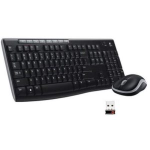 Logitech mk270 combo tastiera e mouse wireless per windows, 2,4 ghz wireless, mouse compatto, 8 tasti multimediali e di scelta rapida, durata della batteria 2 anni, pc, laptop, italiano qwerty - nero