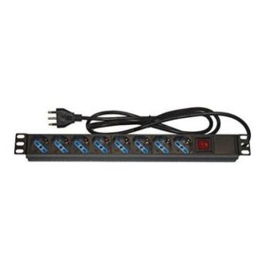 Link multipresa da rack 19 8 prese universali con interruttore spina italiana 16a