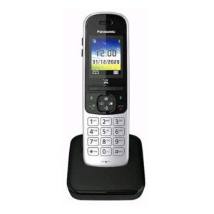 Panasonic kx-tgh710 cordless dect -gap display 1,8“ a colori blocco chiamate rubrica vivavoce resistente argento