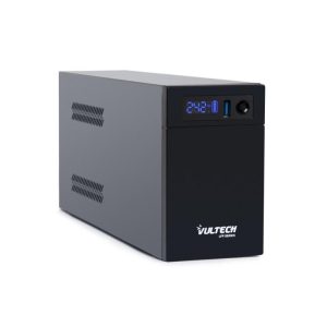 Vultech ups1400va-lfp gruppo di continuita 1.400va lfp line interactive con schermo led 2x bipasso/schuko + usb