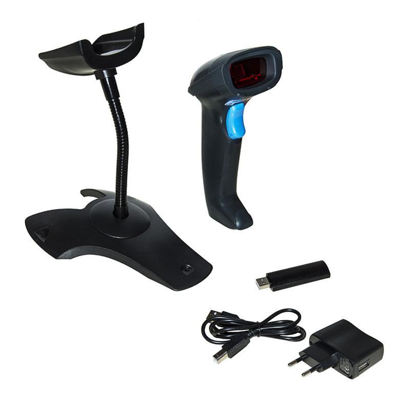 Link lklet10 lettore codici a barre wi-fi laser 1d con ricevitore usb e supporto