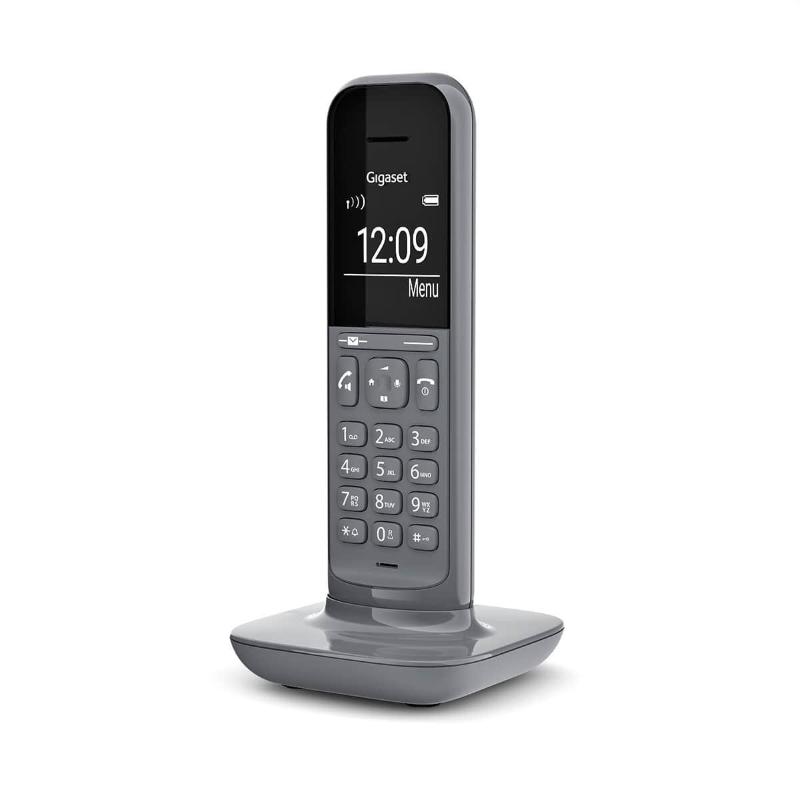 Gigaset cl 390 cordless dect rubrica telefonica 150 numeri funzione baby monitor dark grey