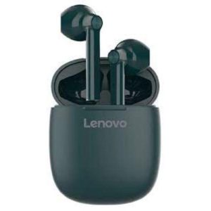 Lenovo ht30 auricolari bluetooth 5.0 ipx5 resistente all`acqua con custodia di ricarica wireless green