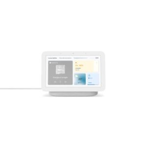 Google home google nest hub (2nd gen) assistente virtuale display smart lcd 7 wi-fi, bluetooth grigio